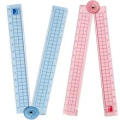 Logo Printed Promotional Student Transparent Plastic Ruler en 15cm 20cm 30cm